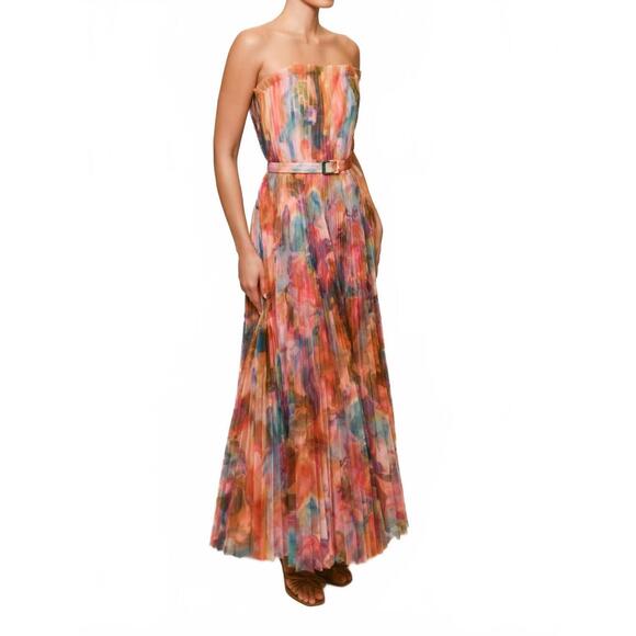 NEW HUTCH bromley gown in watercolor swirl